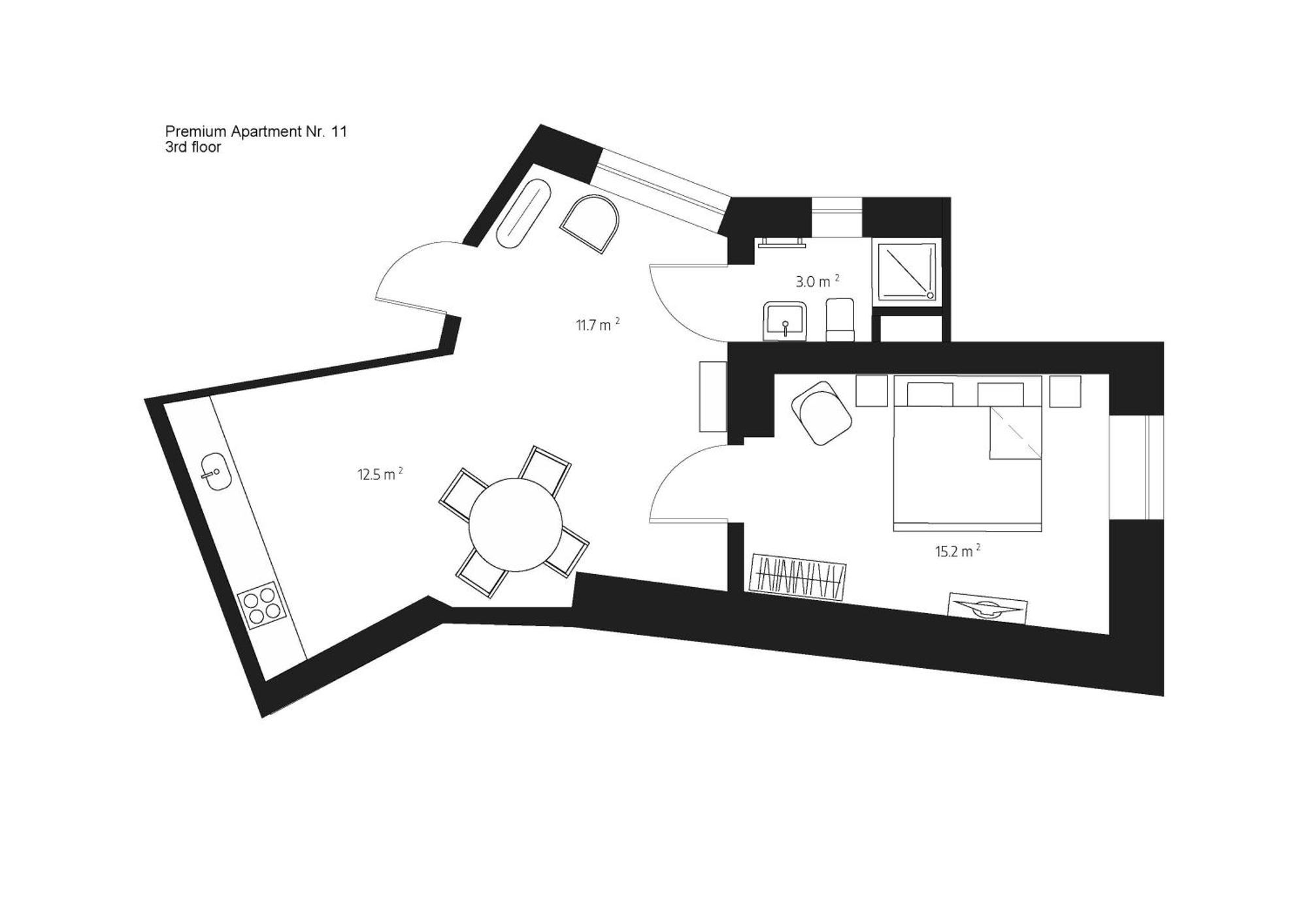 Centra Nams - Center Apartments Цесис Номер фото
